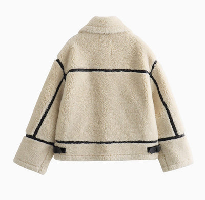 Virale Plüschjacke für Damen