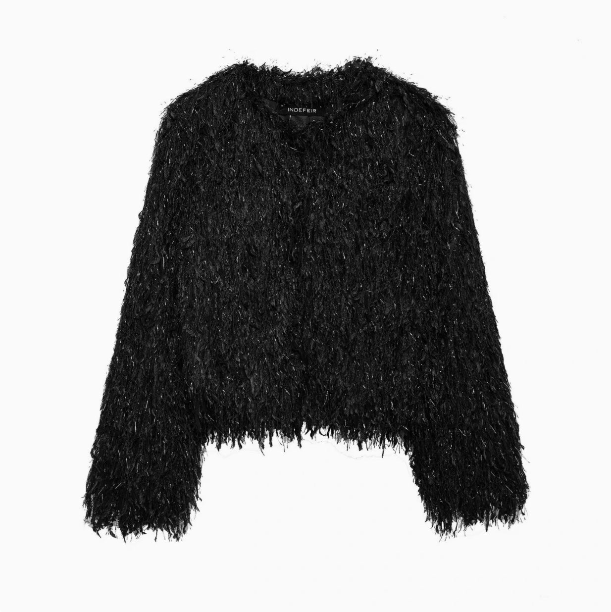 Kurzjacke in Felloptik für Damen