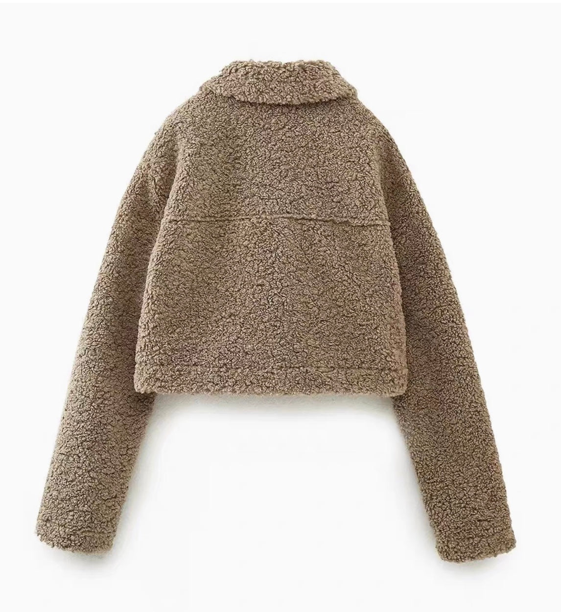 Cropped Felljacke für Damen