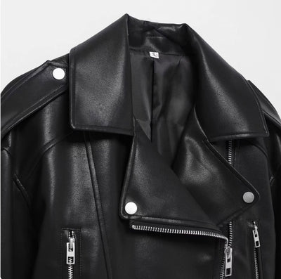 Stylische Lederjacke für Frauen