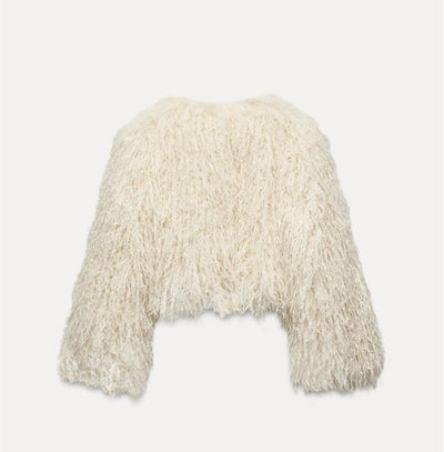 Virale Jacke mit Fell für Frauen