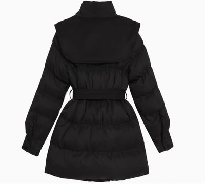 Stylische Pufferjacke mit Gürtel für Frauen
