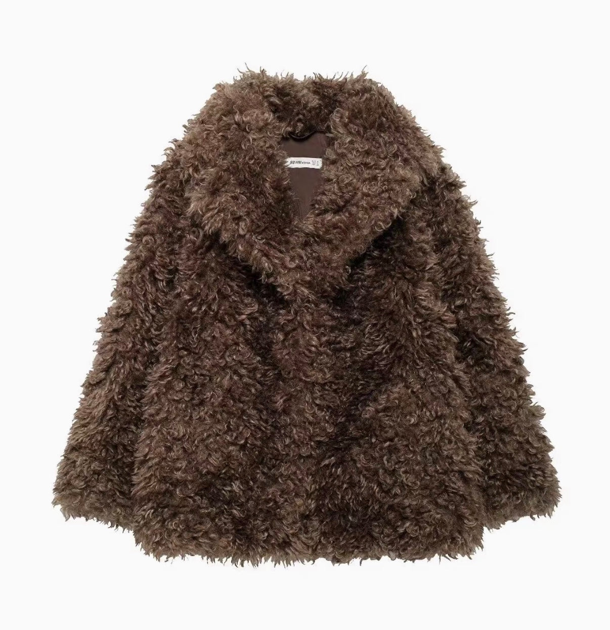 Flauschige Felljacke für Damen