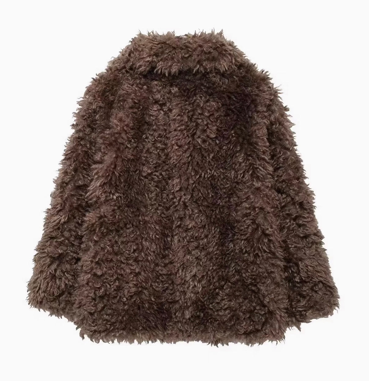 Flauschige Felljacke für Damen