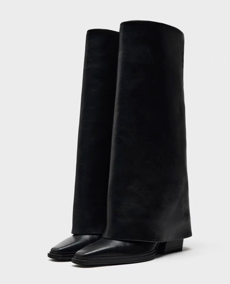 Virale High Heel Lederstiefel für Frauen