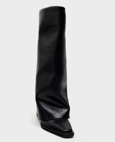 Virale High Heel Lederstiefel für Frauen