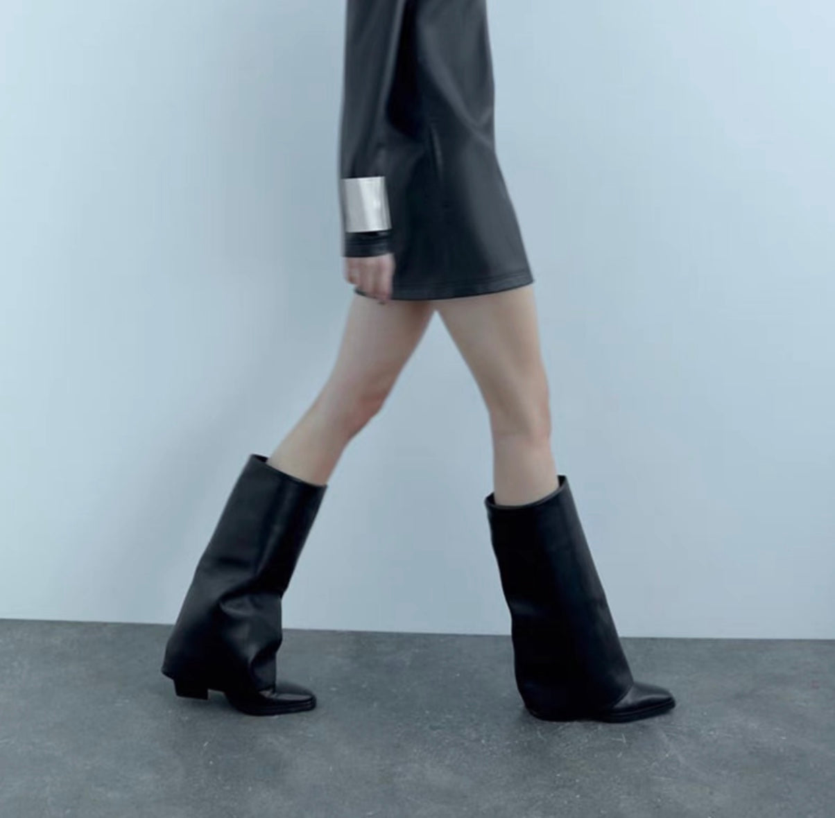Virale High Heel Lederstiefel für Frauen
