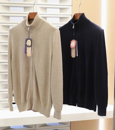 Feinstrickjacke aus hochwertigem Material für Herren