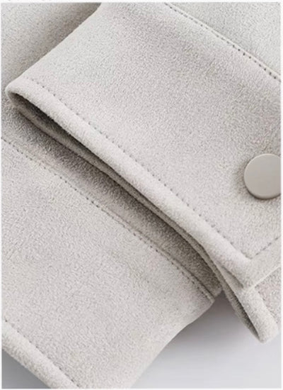 Stylische Wildleder - Übergangsjacke für Herren