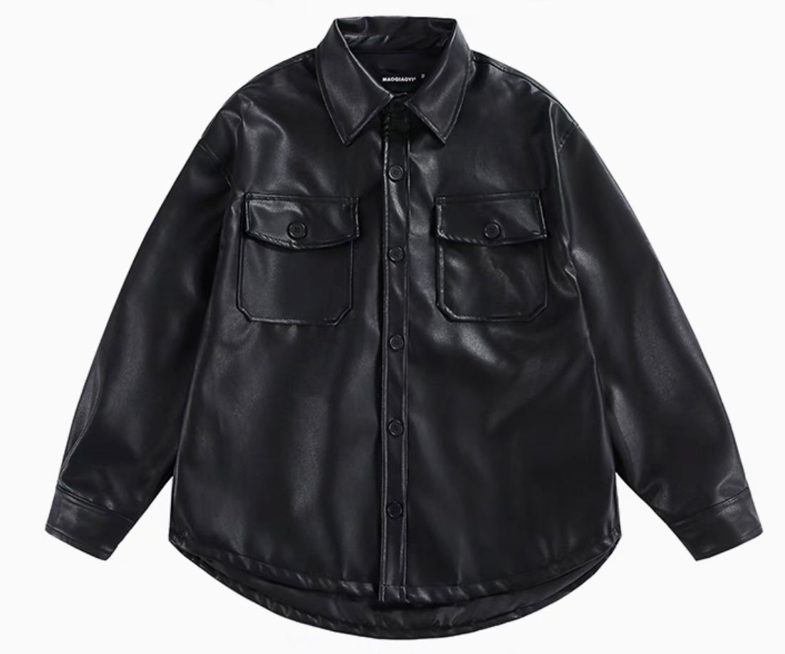 Virale stylische Lederjacke für Herren