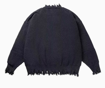Sweater mit Rissen für Herren