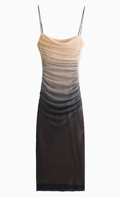 Elegantes Abendkleid mit Farbverlauf für Frauen