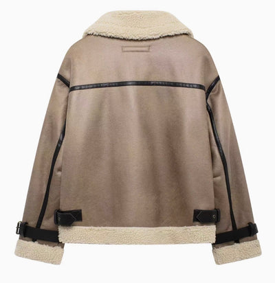 Sherling Bikerjacke für Frauen