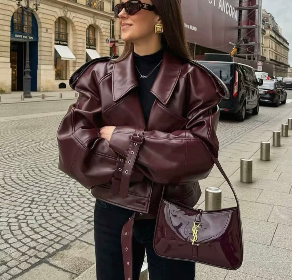 Lederjacke für Frauen