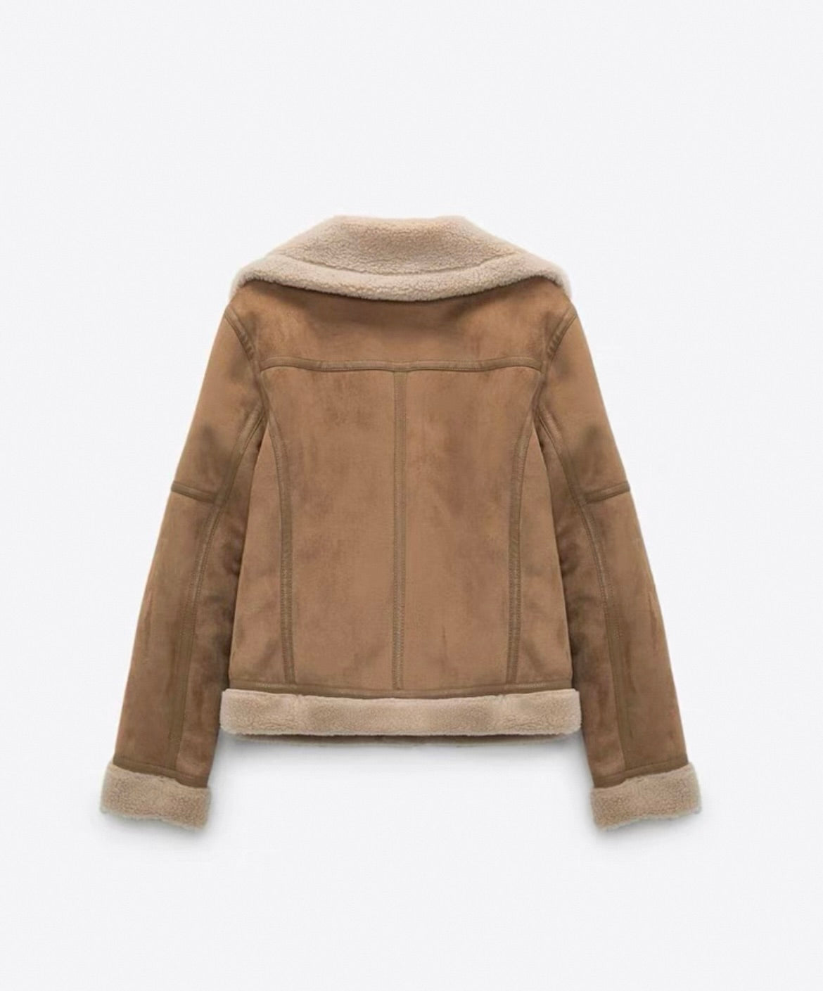 Pilotenjacke aus Wildleder für Damen