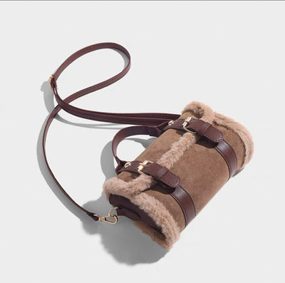 Handtasche aus Wildleder für Frauen