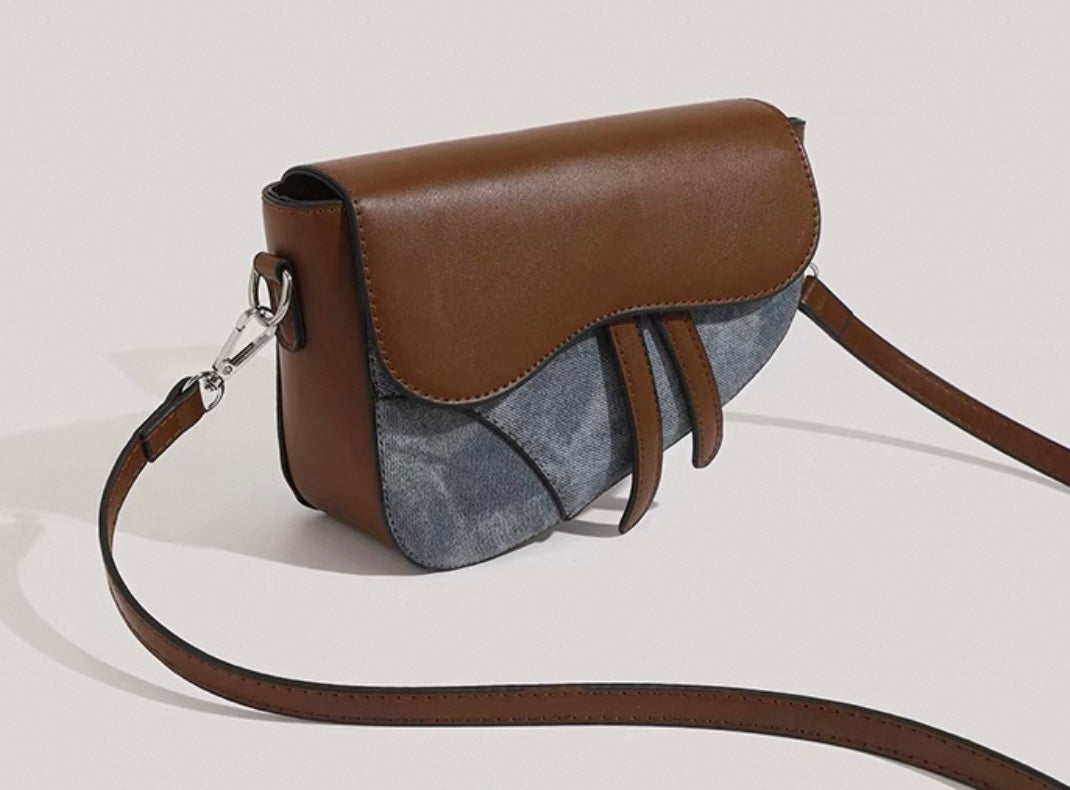 Kleine Sattel Handtasche für Frauen