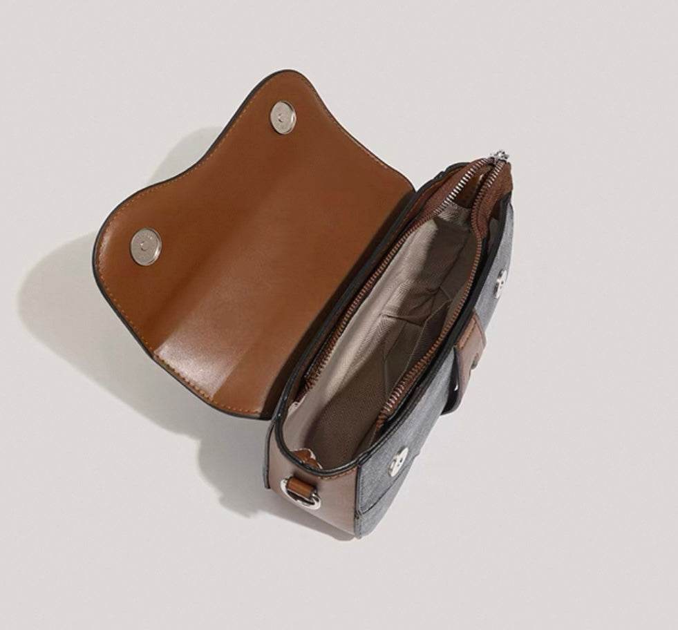 Kleine Sattel Handtasche für Frauen