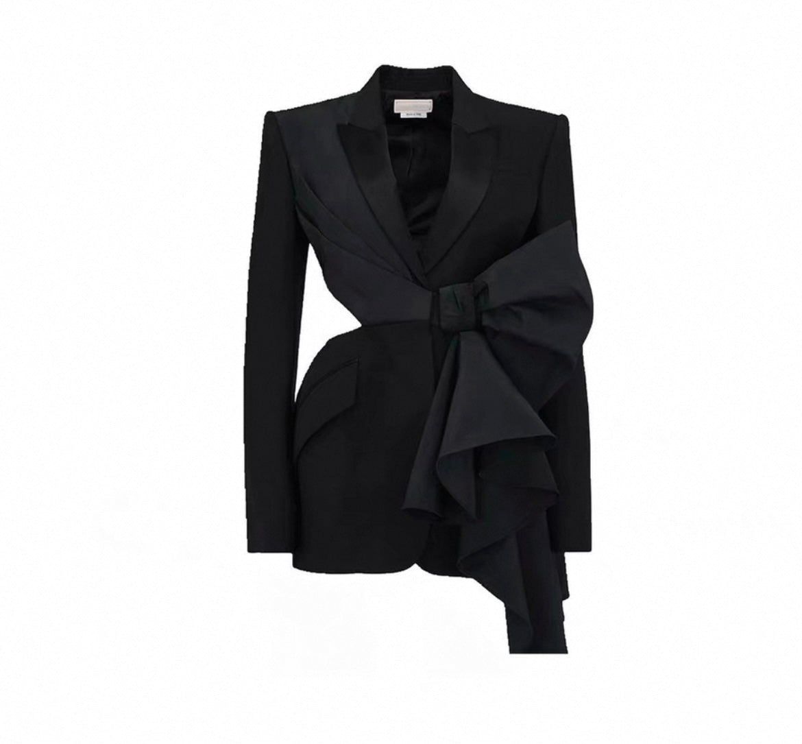 Eleganter Blazer mit Seiten Schleife für Frauen