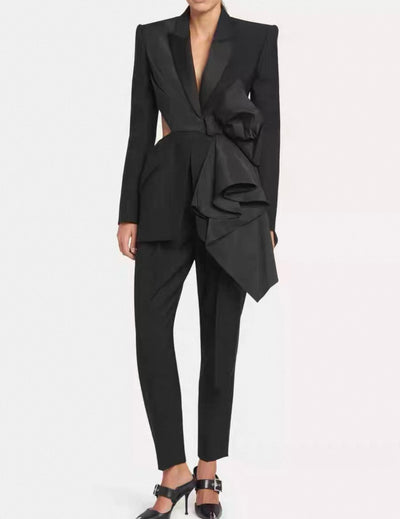 Eleganter Blazer mit Seiten Schleife für Frauen