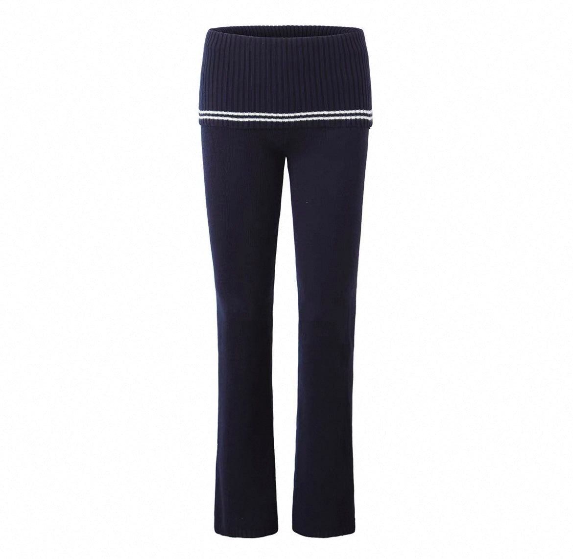 Gemütliche Strickhose mit Bund für Frauen