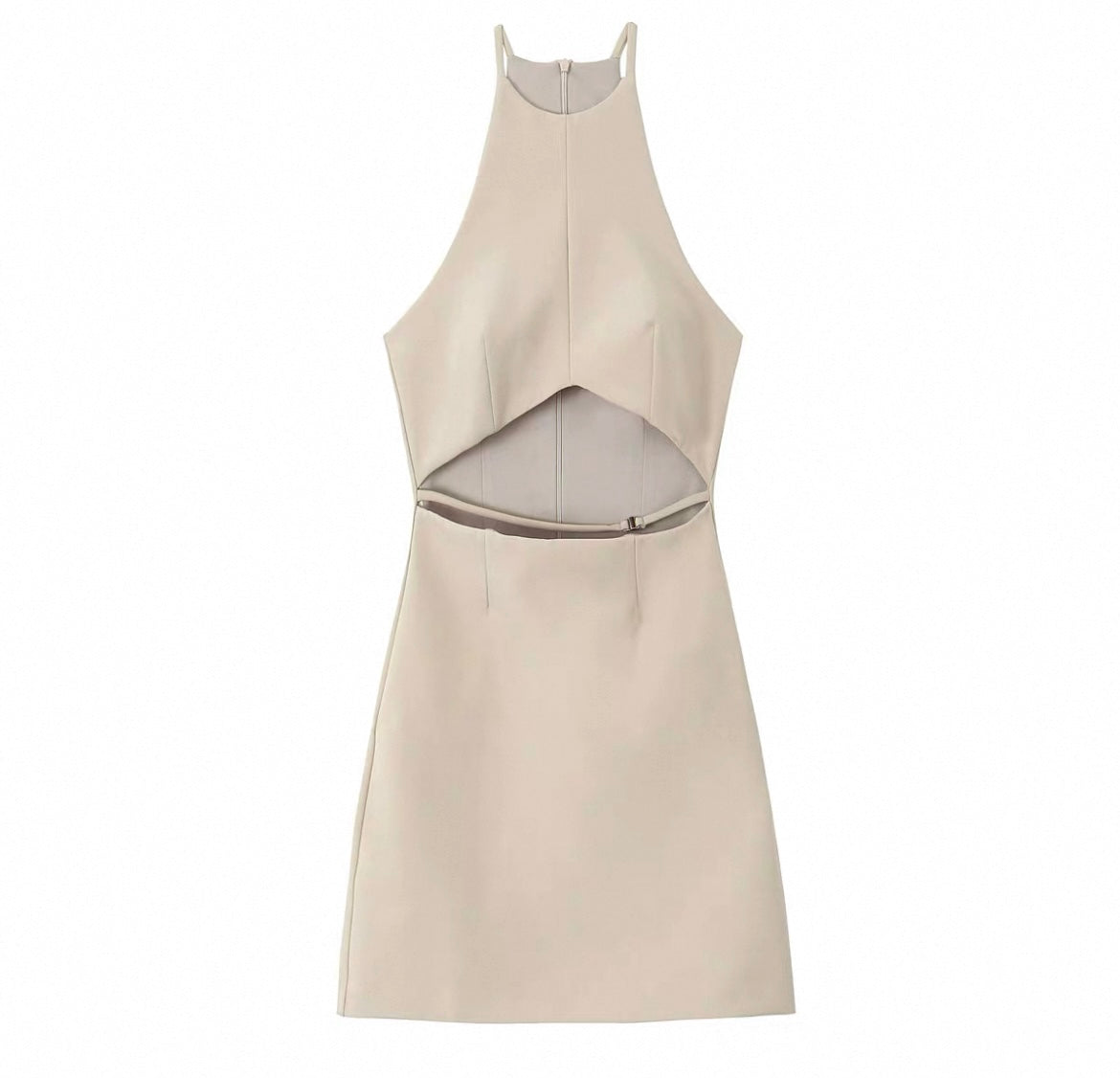 Sommerkleid mit Bauchauschnitt für Frauen