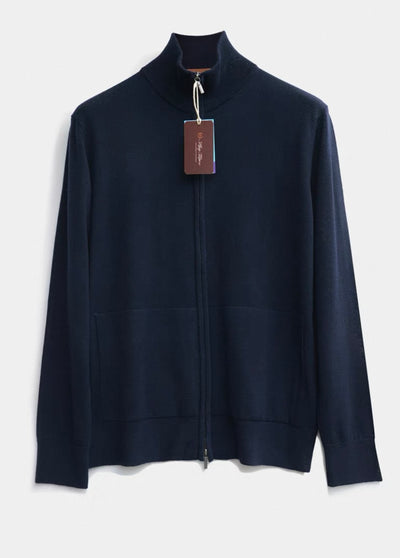 Elegante Dünne Basic Feinstrickjacke für Herren