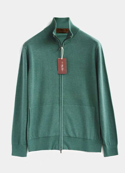 Elegante Dünne Basic Feinstrickjacke für Herren