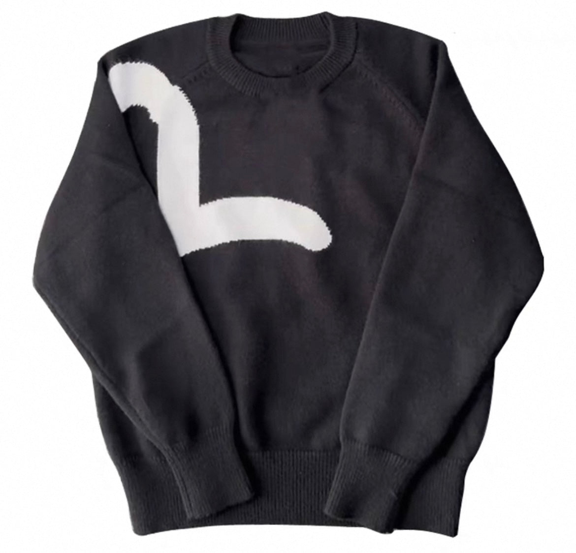Stylisches Sweatshirt mit Monochromen Weiß Akzent für Herren