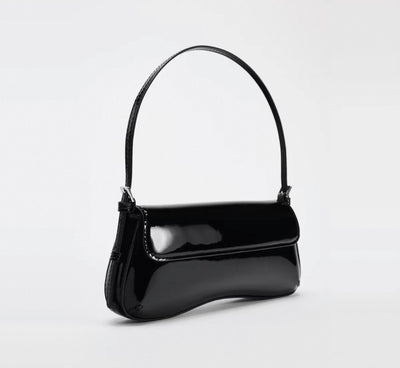 Stylische Lack-Leder Handtasche für Frauen