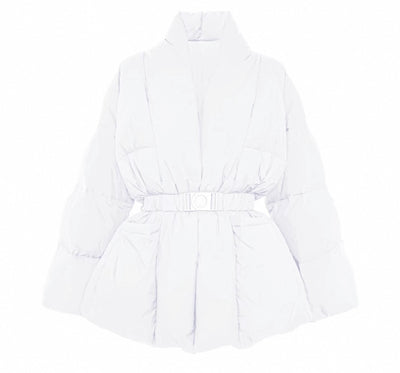 Stylische Pufferjacke mit Gürtel für Frauen