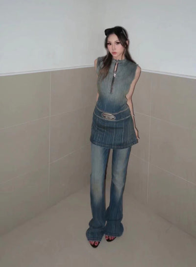 Stylische Schlagjeans für Frauen