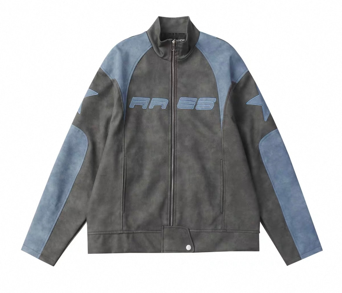 Stielvolle Racing Kunstleder Jacke