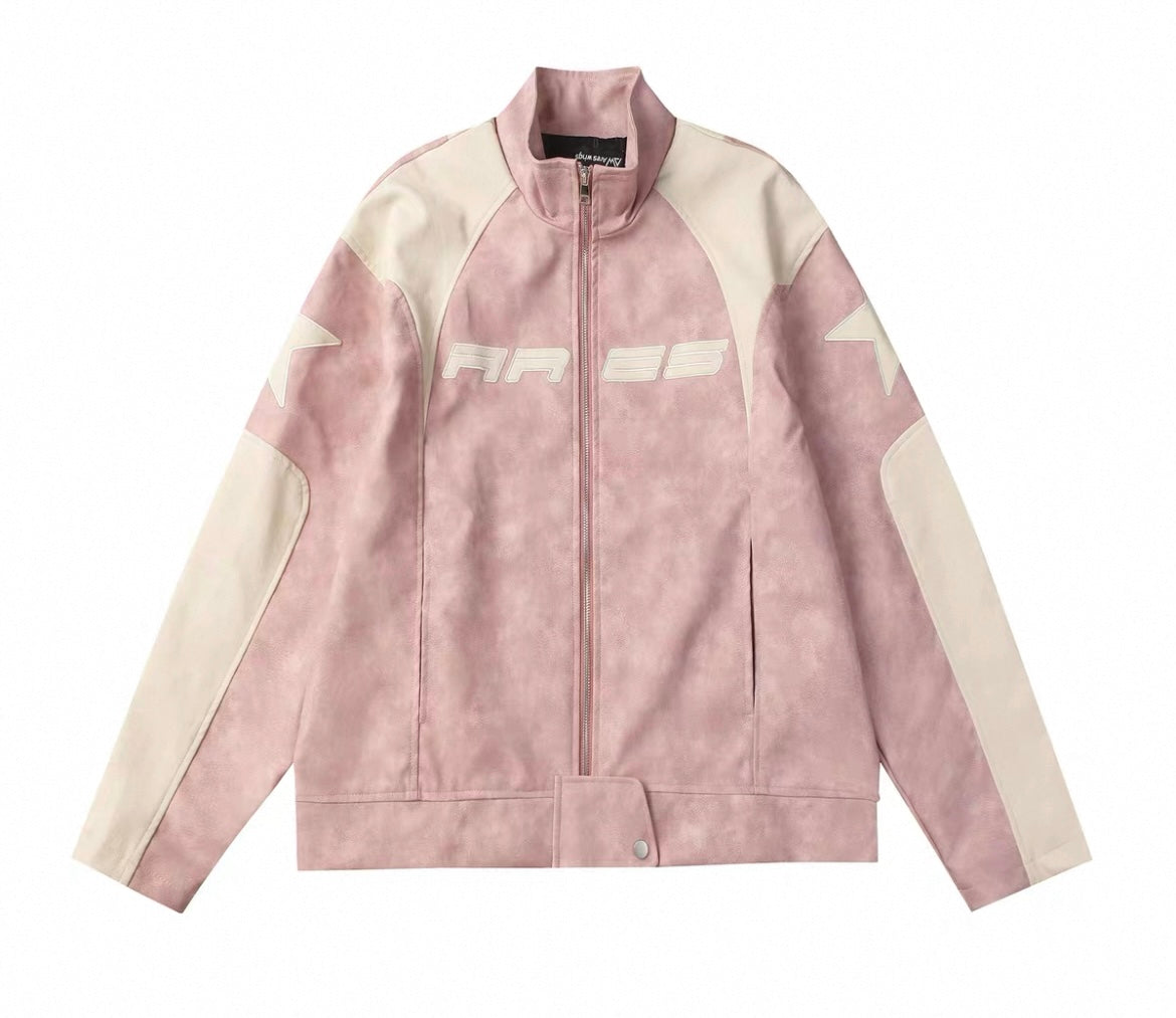 Stielvolle Racing Kunstleder Jacke