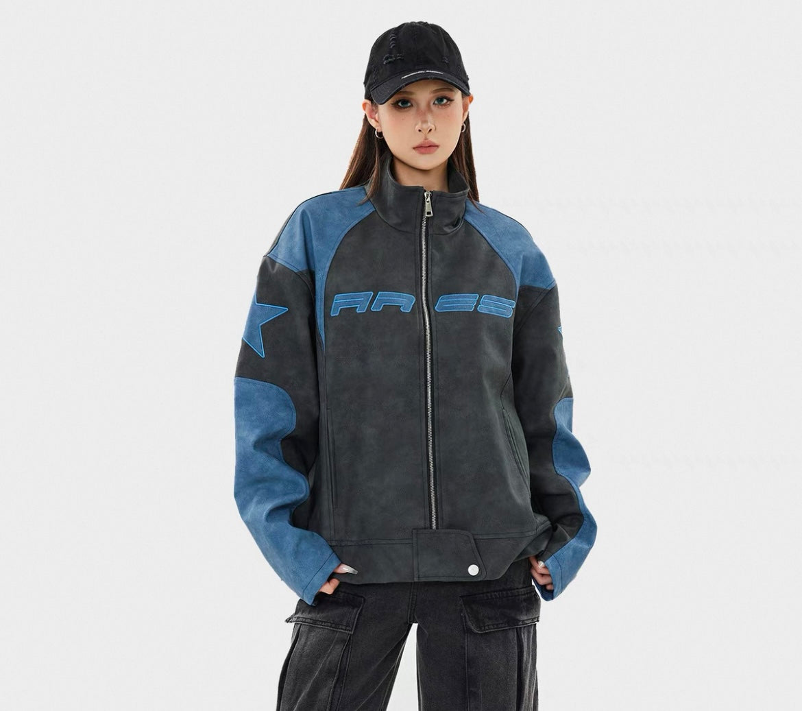 Stielvolle Racing Kunstleder Jacke