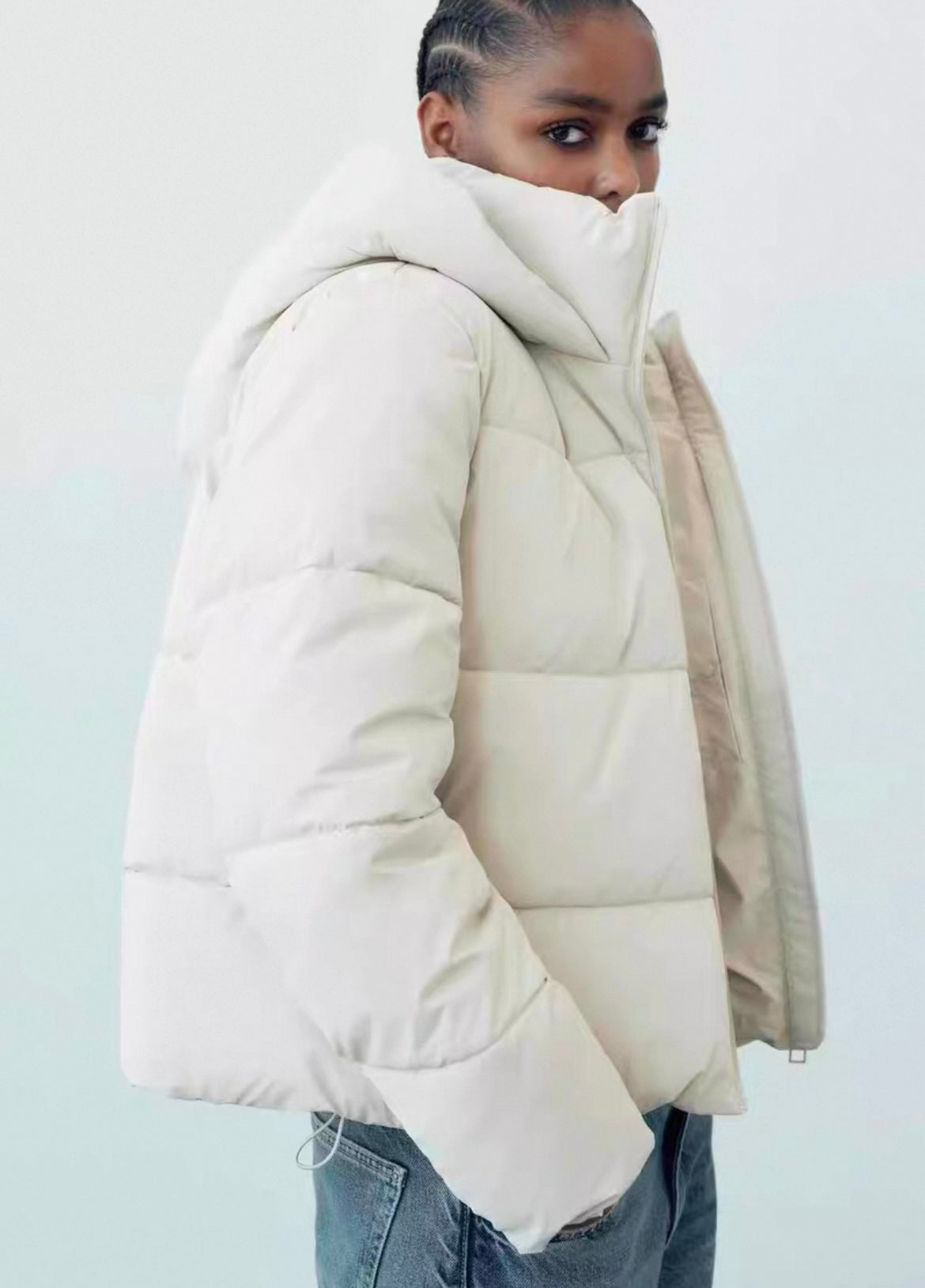 Steppjacke mit Regenschutz für Frauen