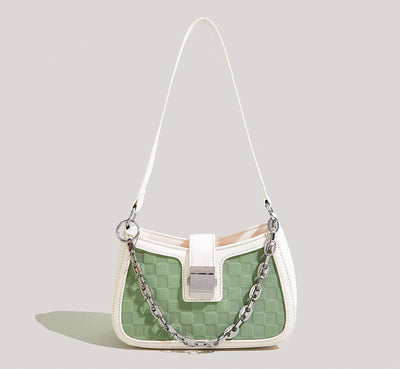 Stylische Handtasche mit Silberkette  für Frauen