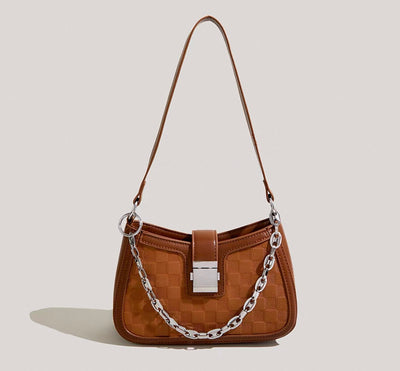 Stylische Handtasche mit Silberkette  für Frauen