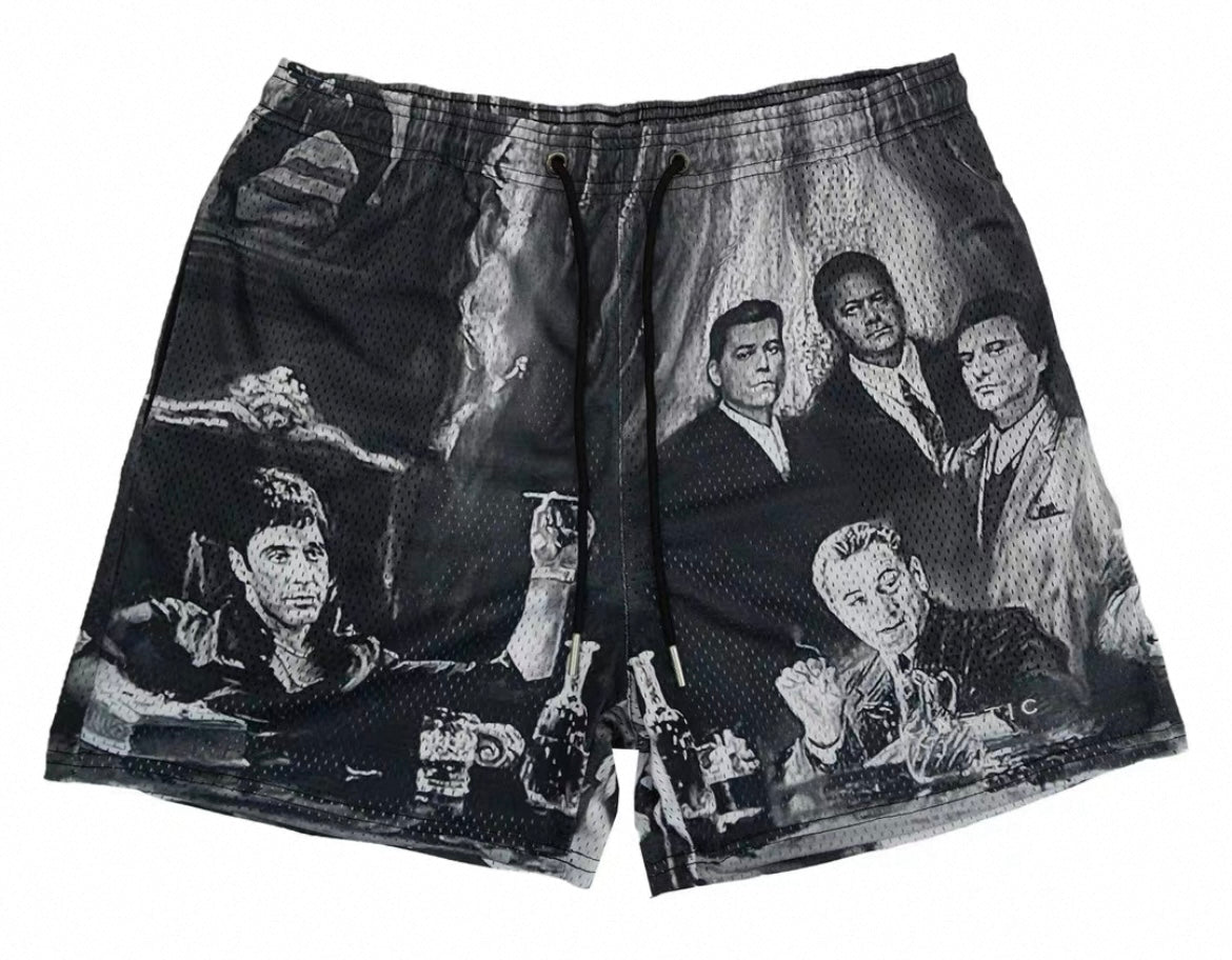 Luftdurchlässige Tony Montana Shorts  für Herren