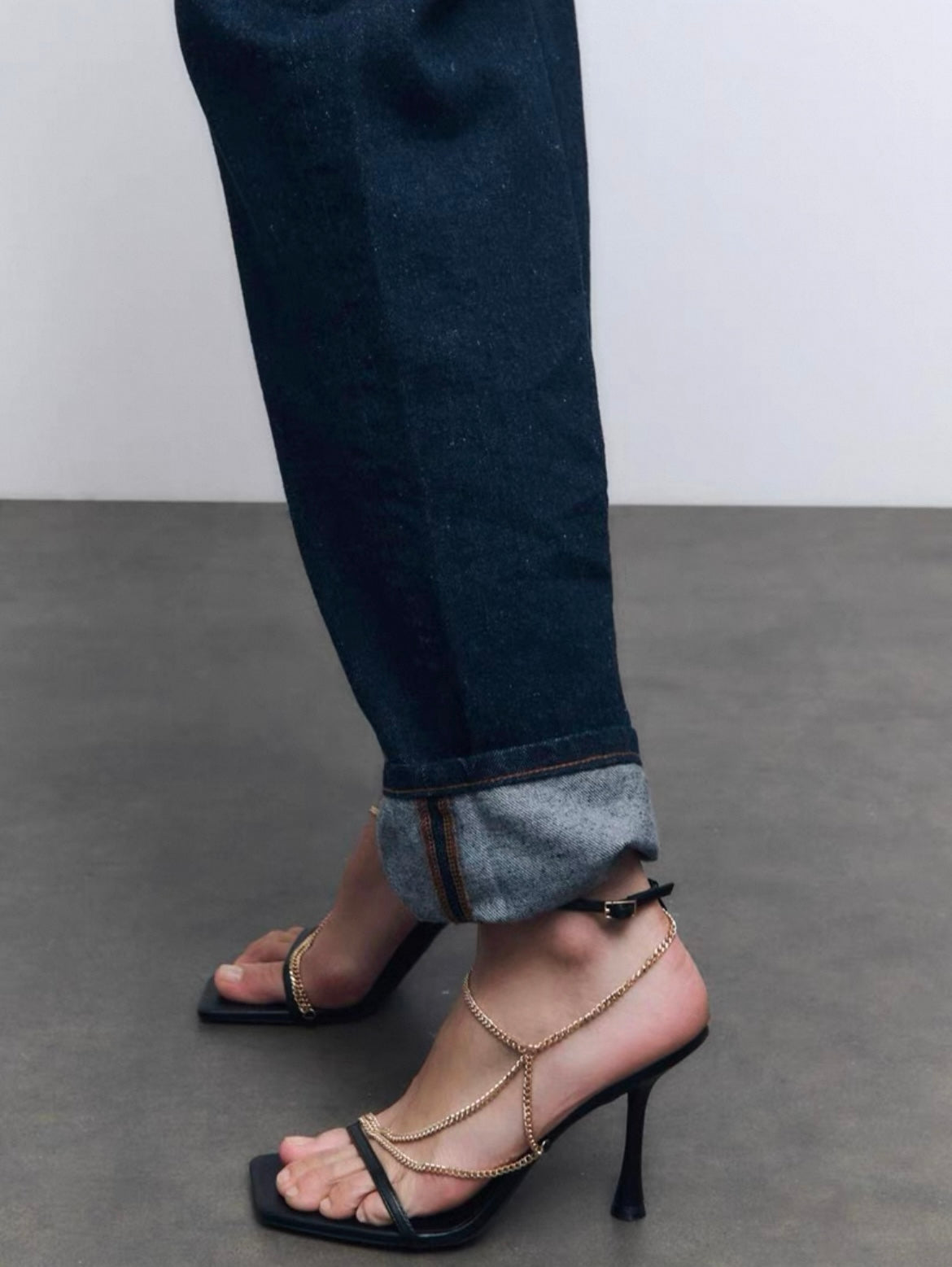 Elegante  High Heels mit hohem Absatz und Kettendetails für Frauen