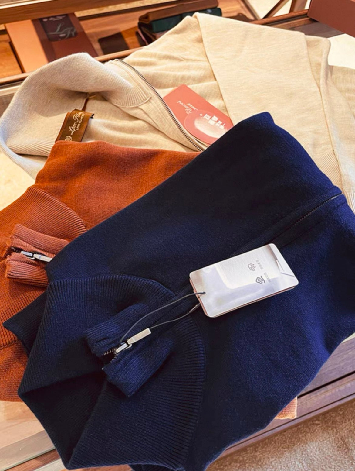 Elegante Dünne Basic Feinstrickjacke für Herren