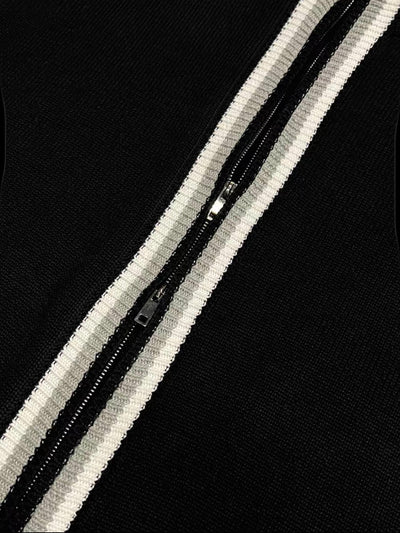 Stylische Strickjacke mit Reißverschluss für Herren