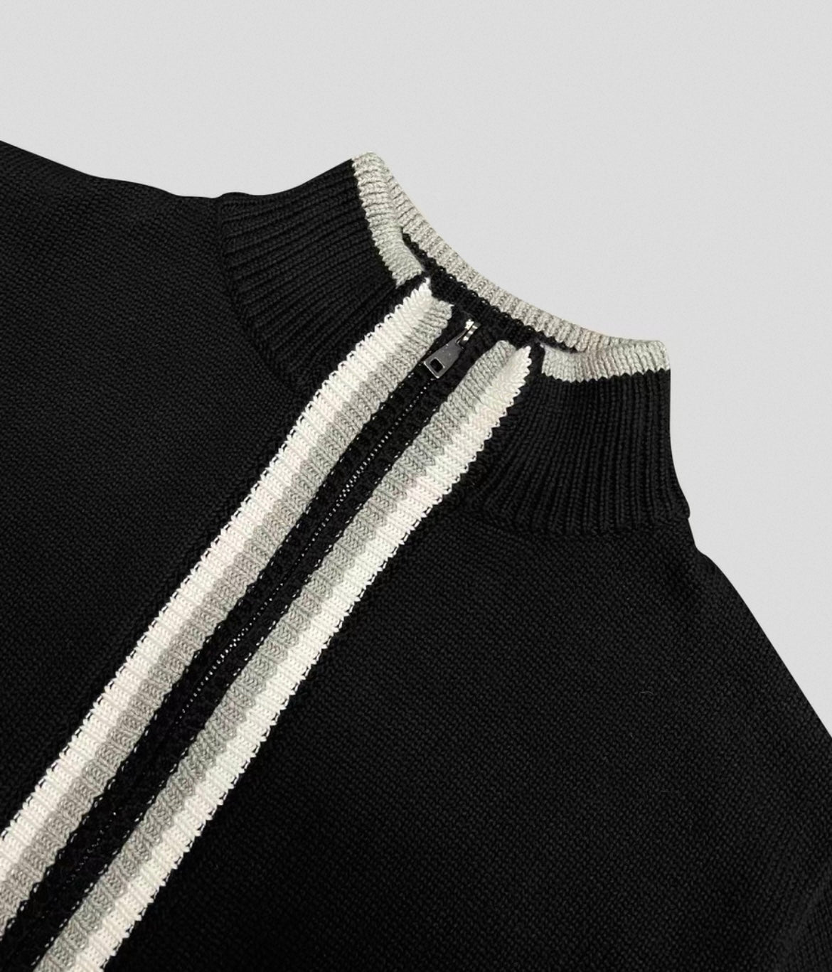 Stylische Strickjacke mit Reißverschluss für Herren