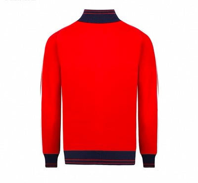 Strickjacke mit Reißverschluss und Stehkragen für Herren