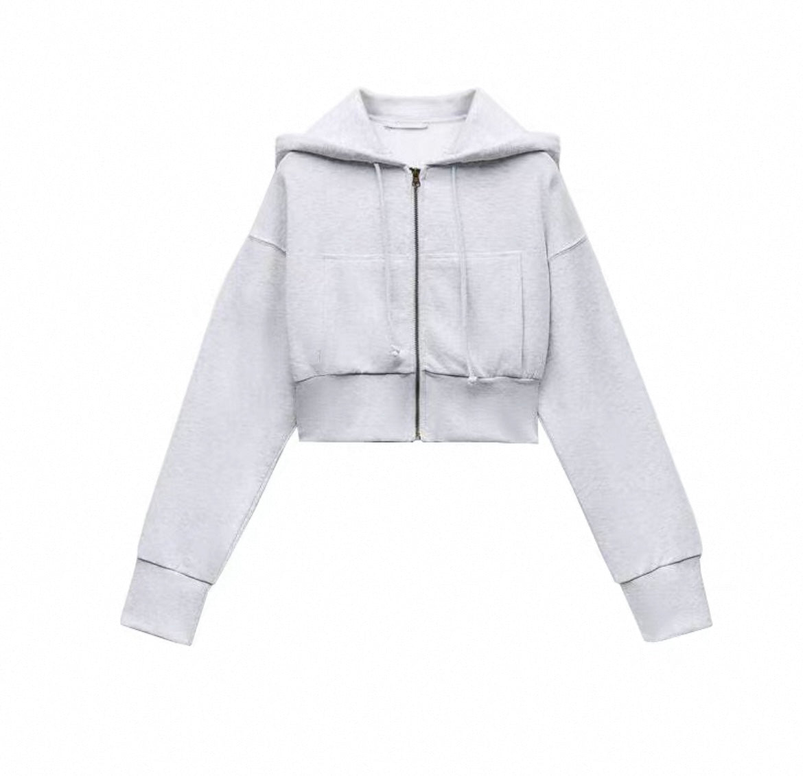 Stylischer Gecroppte Kapuzenjacke für Frauen