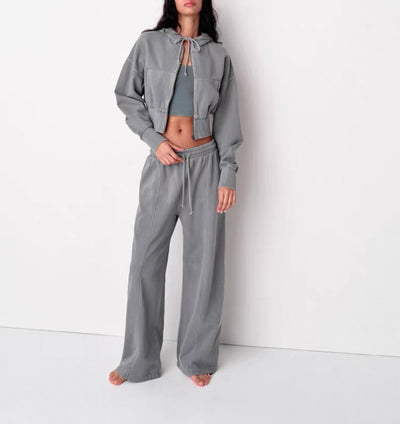 Stylischer Gecroppte Kapuzenjacke für Frauen